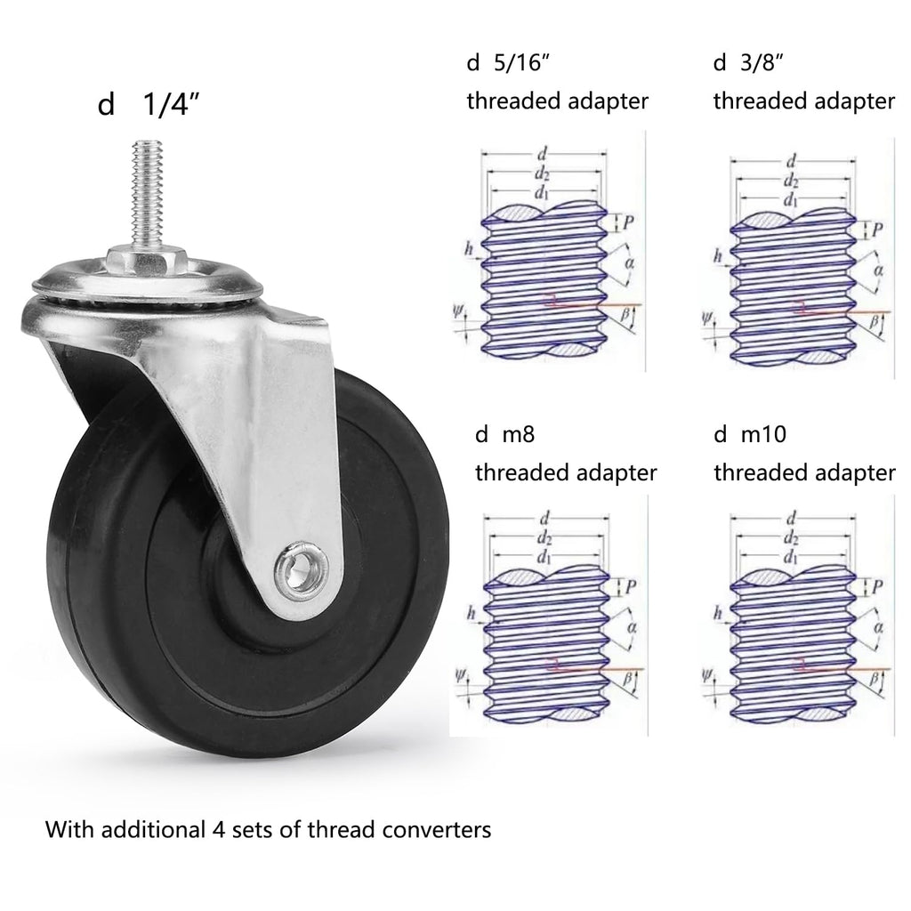 Set of 4 Caster Wheels O3546