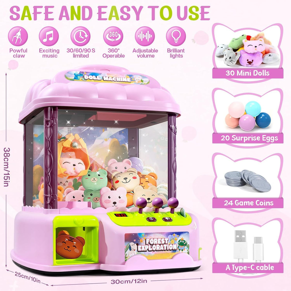 Claw Machine for Kids S983