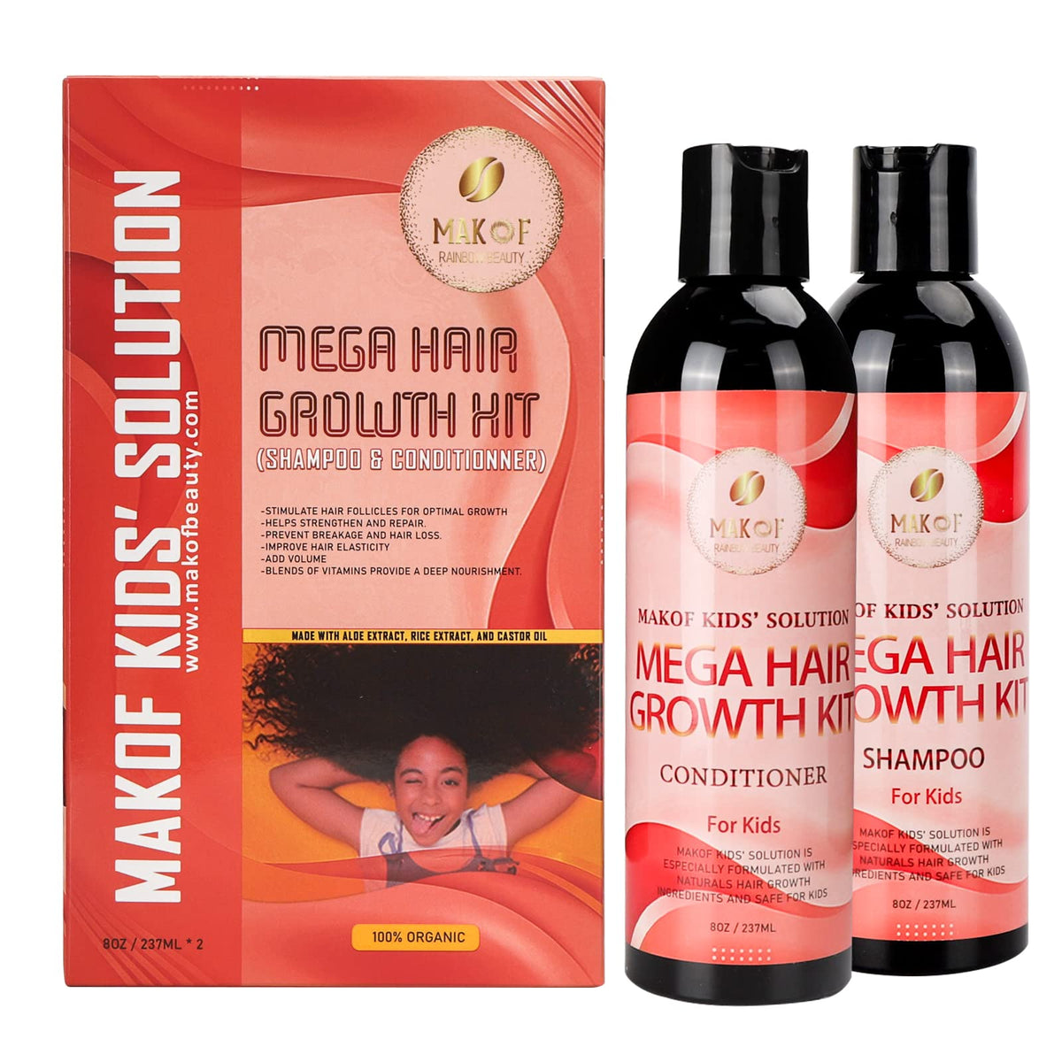 Kids Hair Growth Shampoo & Conditioner W10964