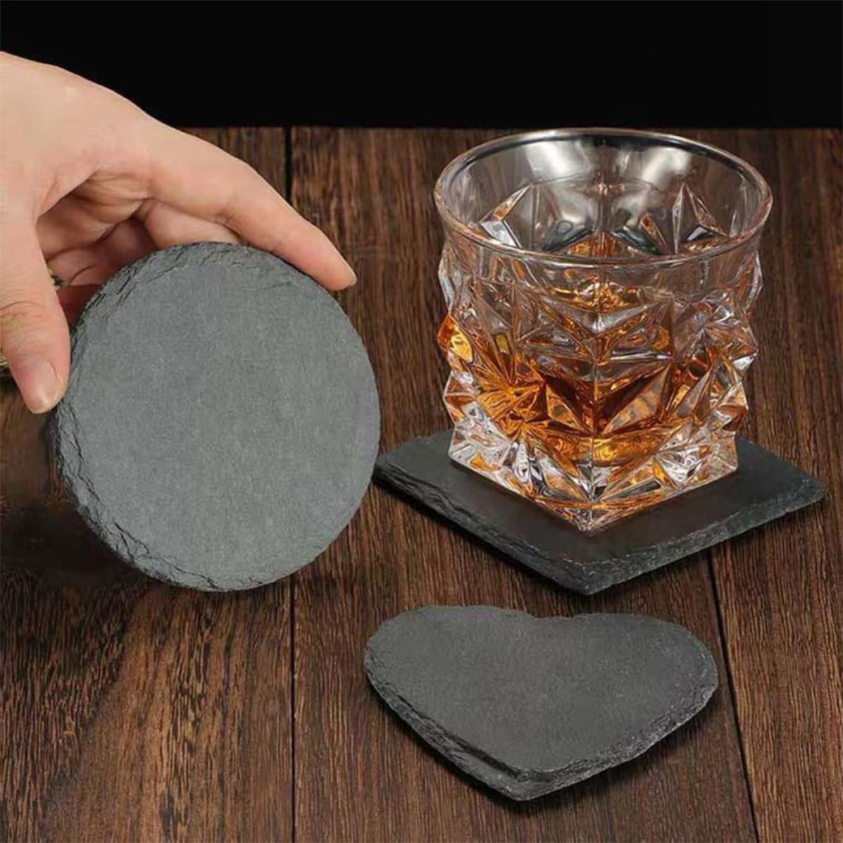 Natural Stone Decorative Cup Coaster Set V270107