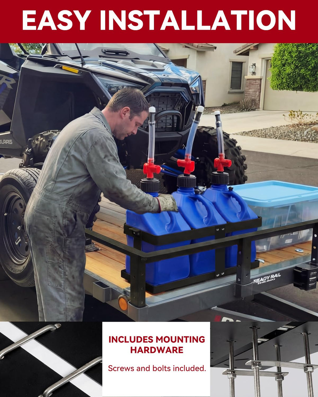 5 Gallon Gas Can Holder L813