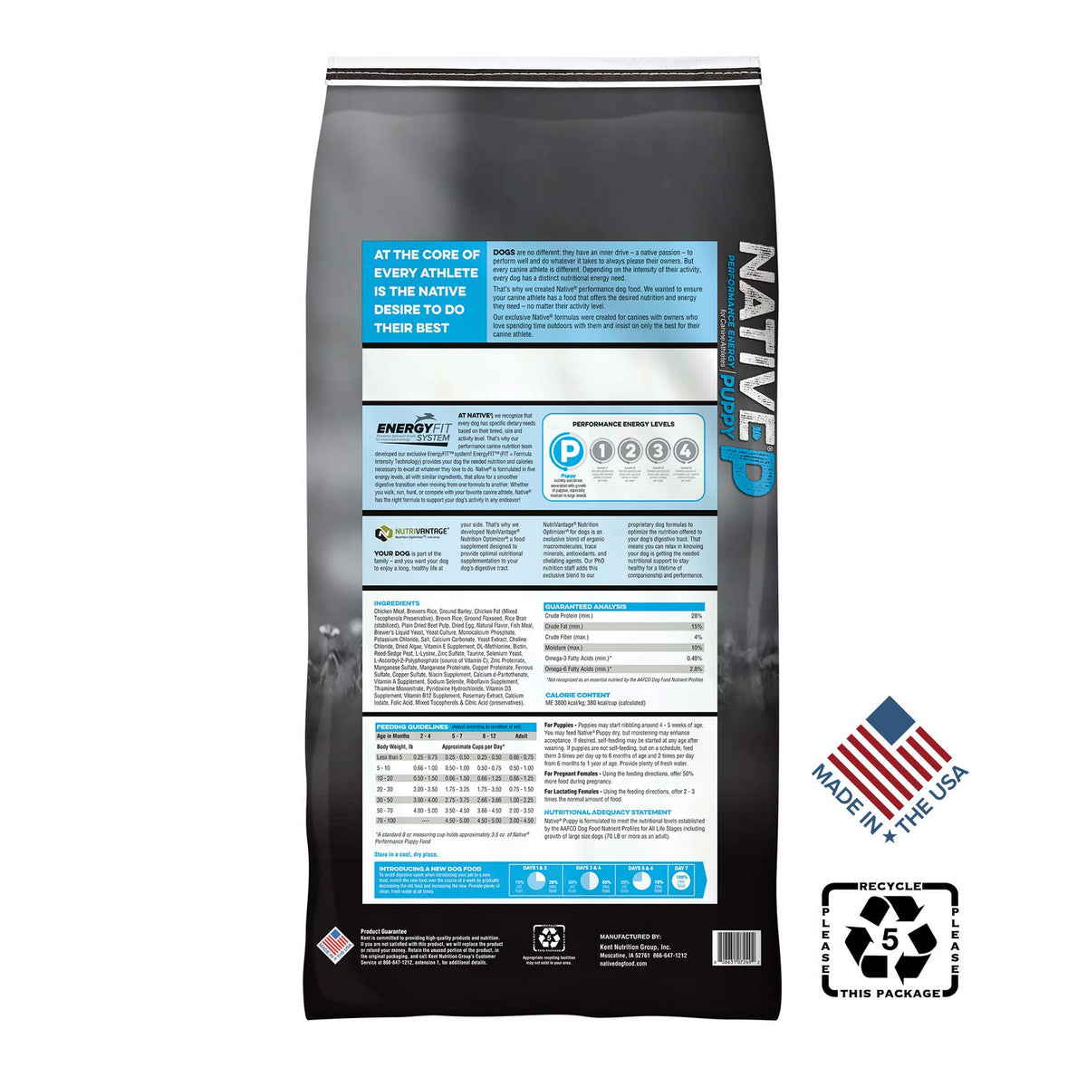 Chicken Meal and Rice Puppy Food 40 Pound Bag Q428663