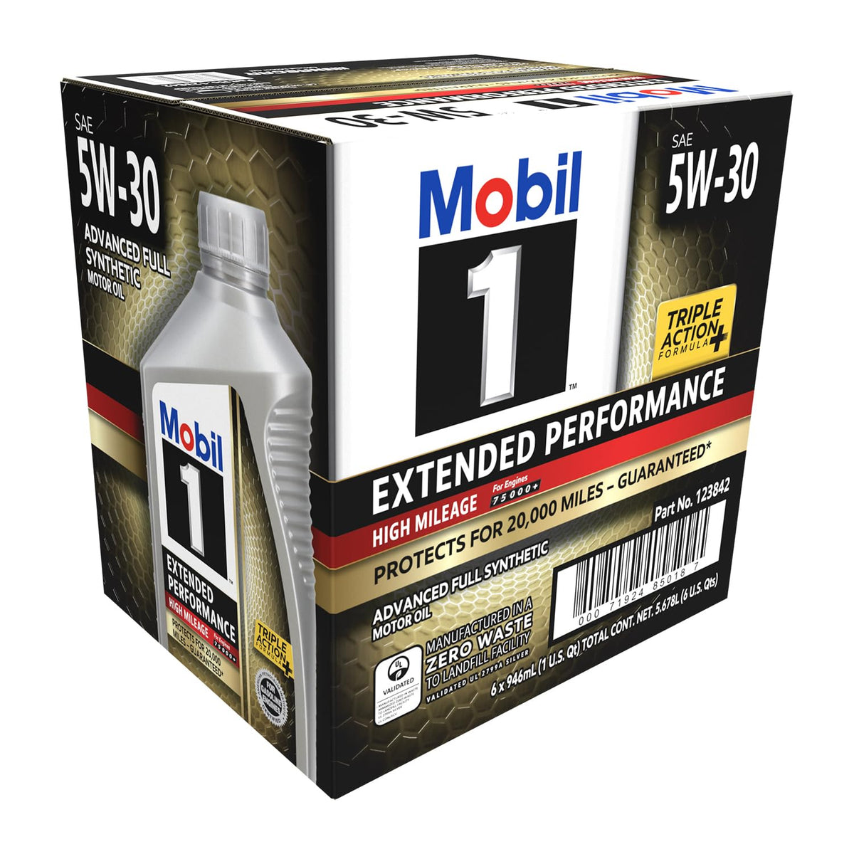 5W-30 Full Synthetic High Mileage Oil 6 Pack S468
