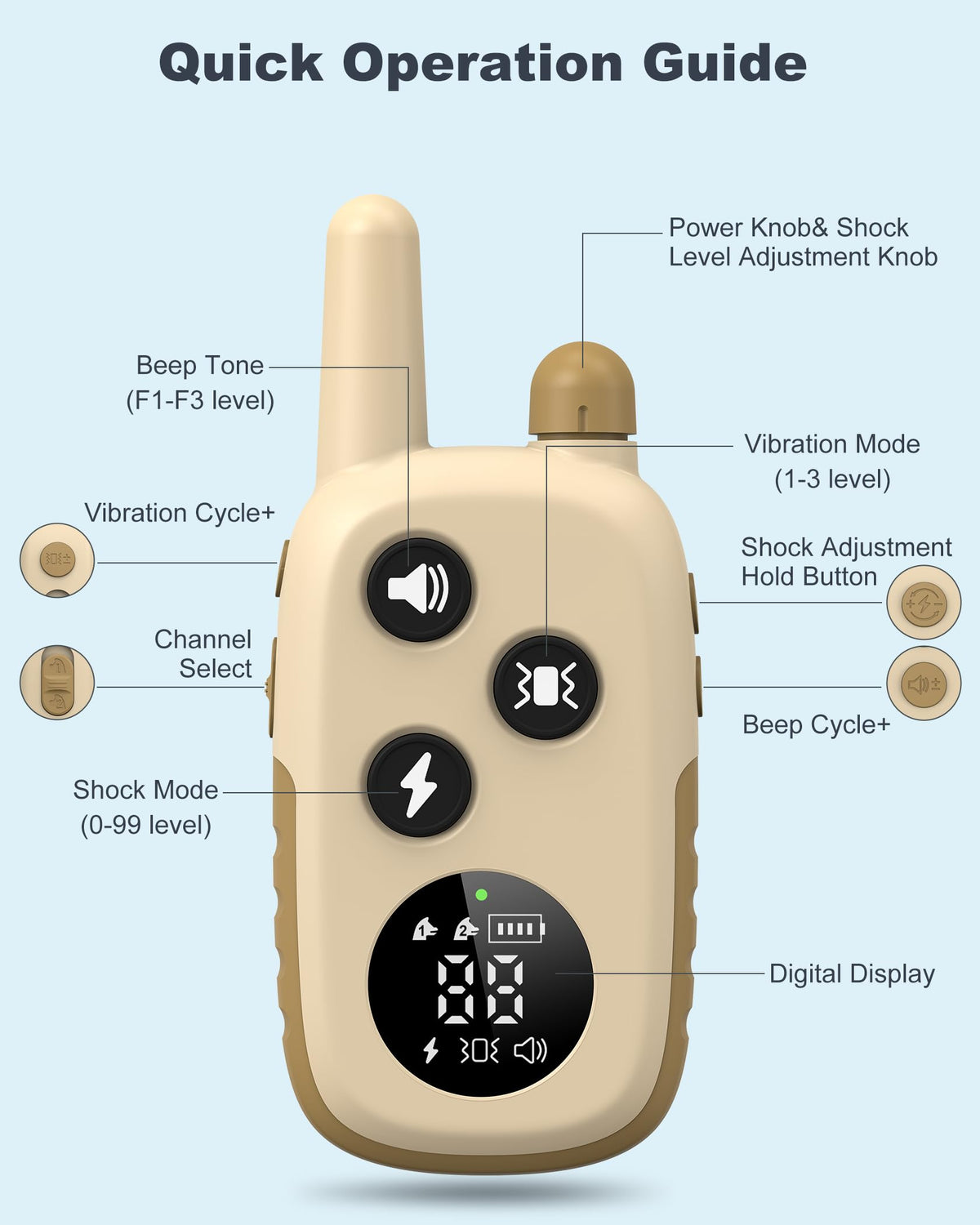 Dog Training Collar with Remote O581