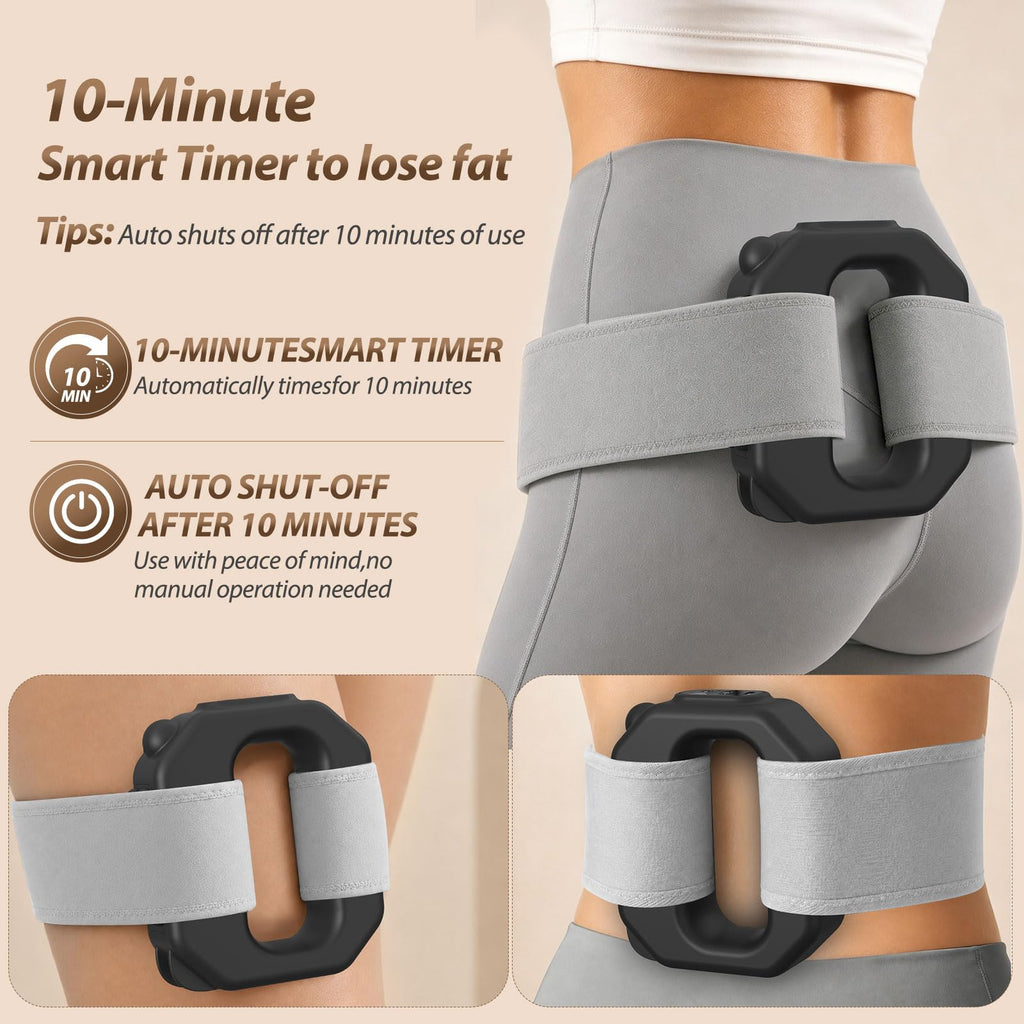 Adjustable Portable Cordless Full-Body Massager with Belt W923294