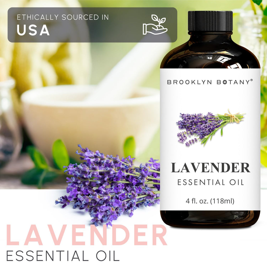 Lavender & Tea Tree Essential Oils 4 Fl Oz Pack of 2 W718184