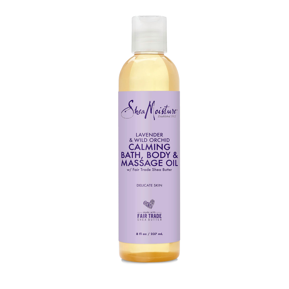 Lavender Wild Orchid Calming Bath Body Massage Oil 8 oz S155747
