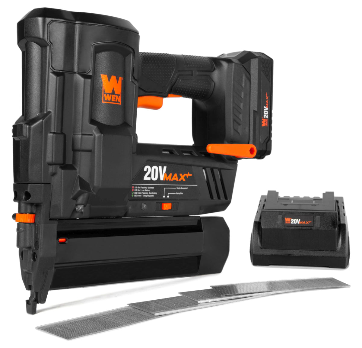 20V Max Cordless 18-Gauge Brad Nailer with Battery and Charger U16987