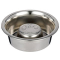 Reversible Stainless Steel Slow Feed Bowl F95713