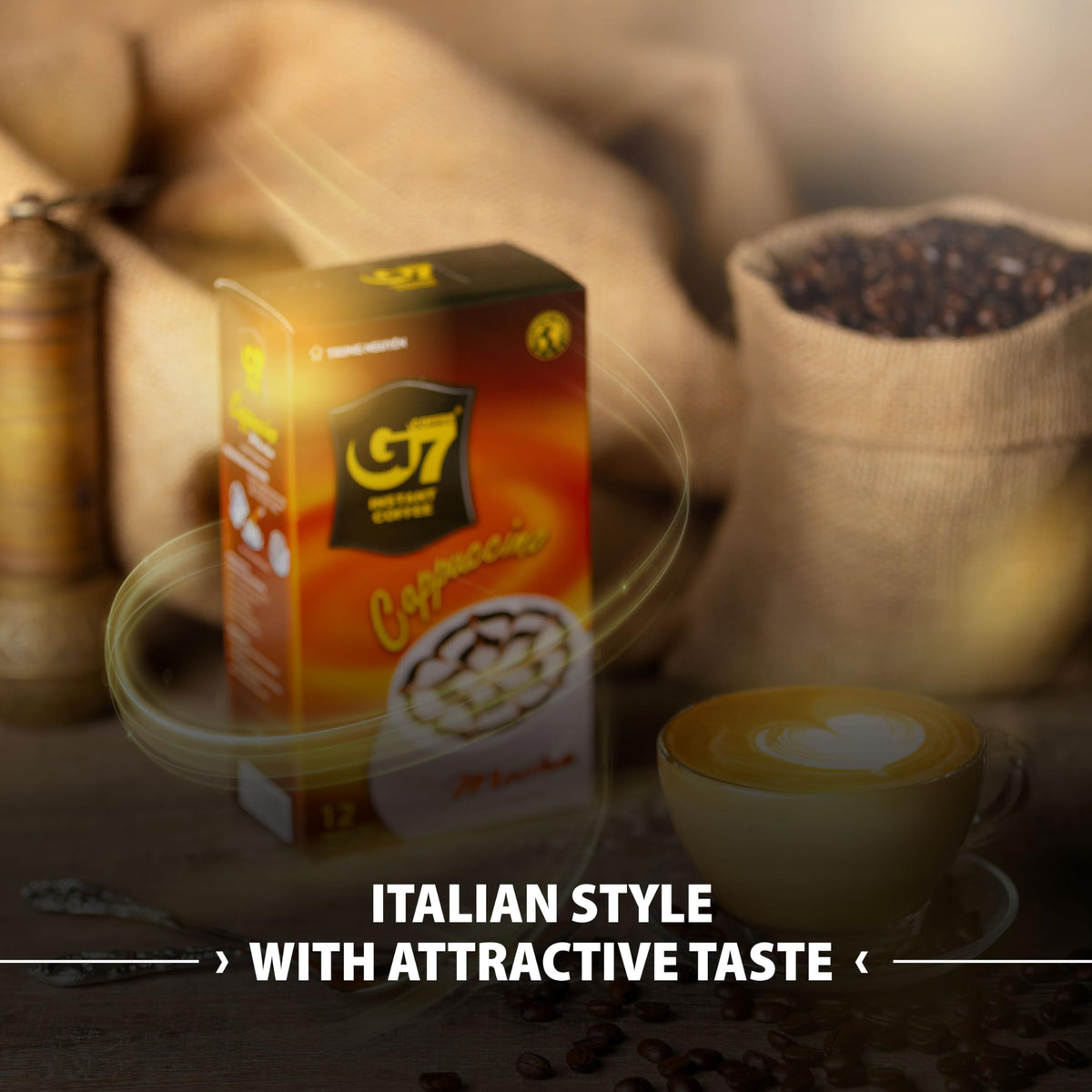 Pure Black and Cappucino Mocha Instant Coffee N42640