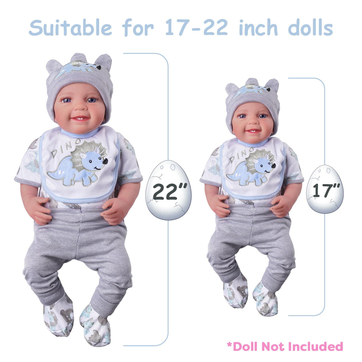 6 Pcs Baby Doll Clothes Set H38111