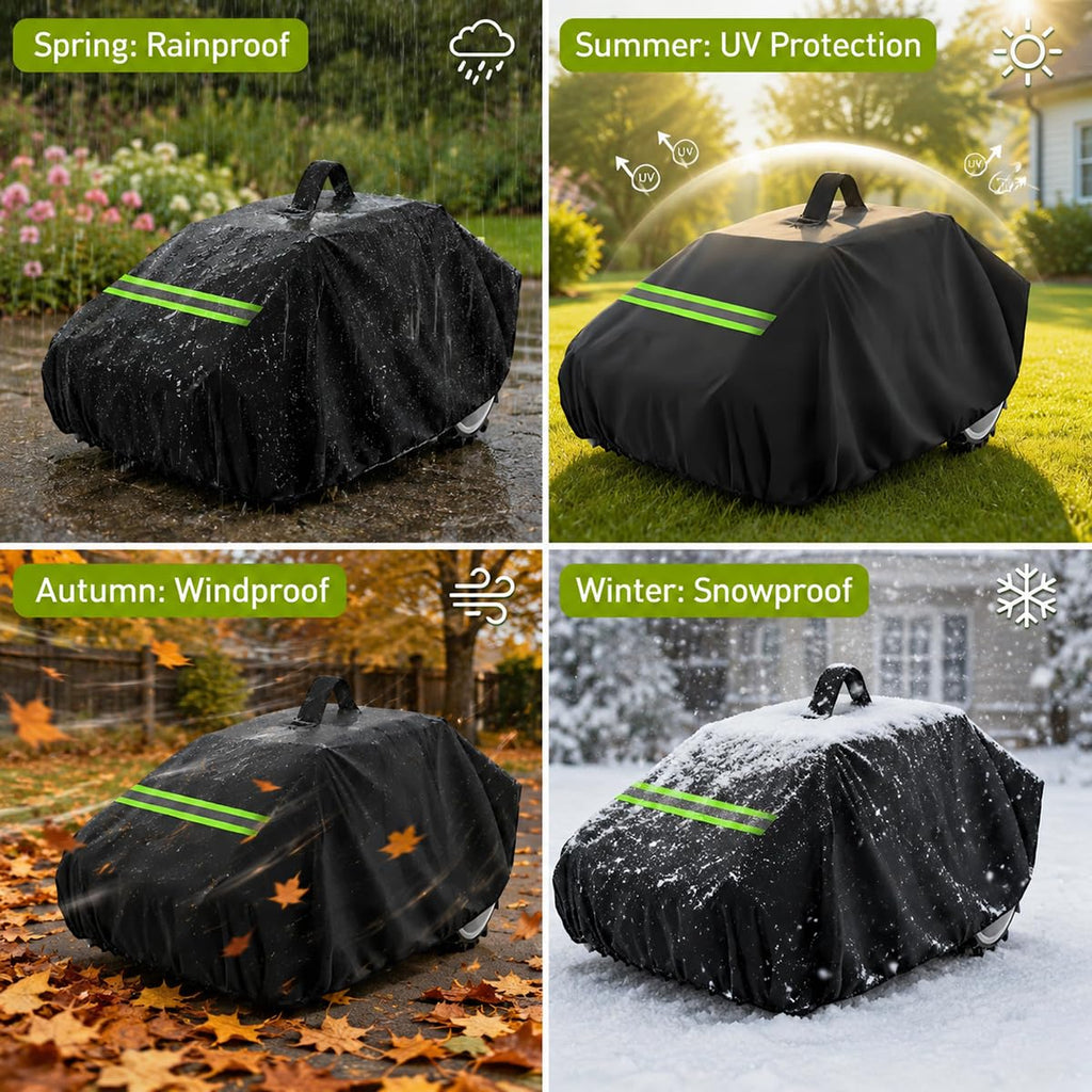 Robot Lawn Mower Cover 600D Oxford Fabric with Reflective Strip Orange B3148