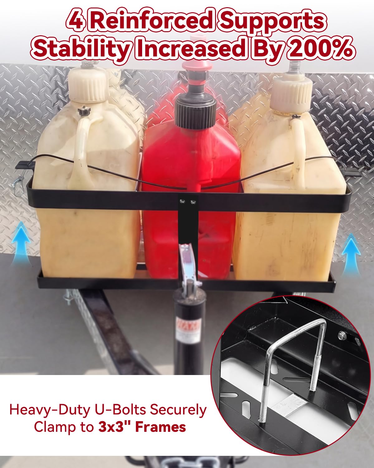 5 Gallon Gas Can Holder L813