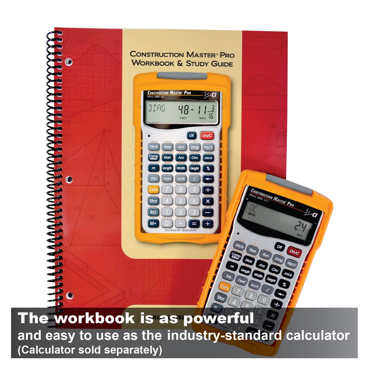 Construction Master Pro Calculator and Workbook V47683