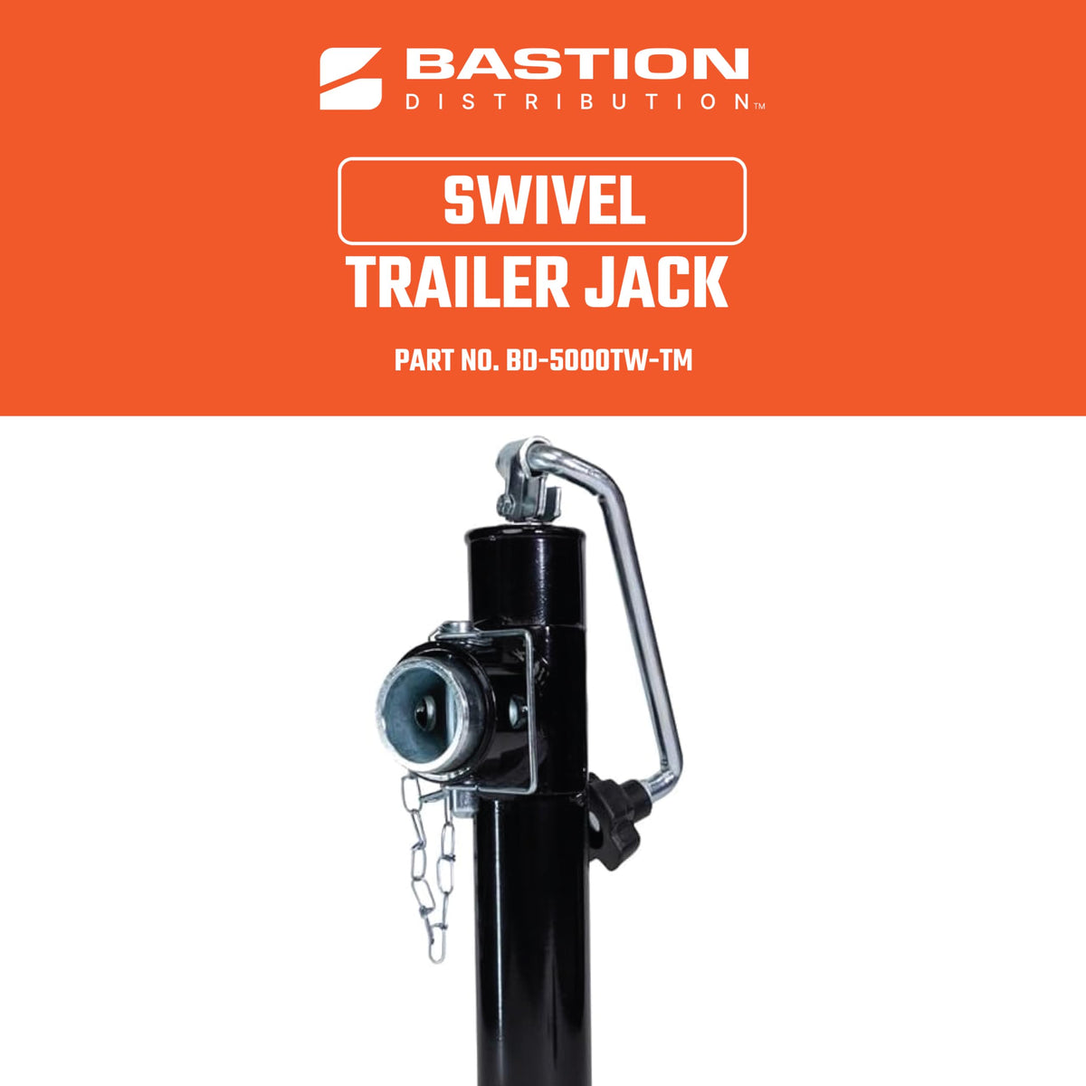 5000lb Steel Swivel Trailer Jack A834