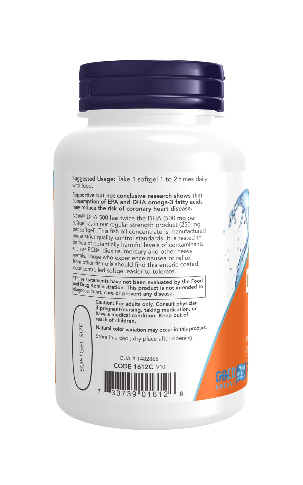 DHA-500 90 Softgels Pack of 2 P42499