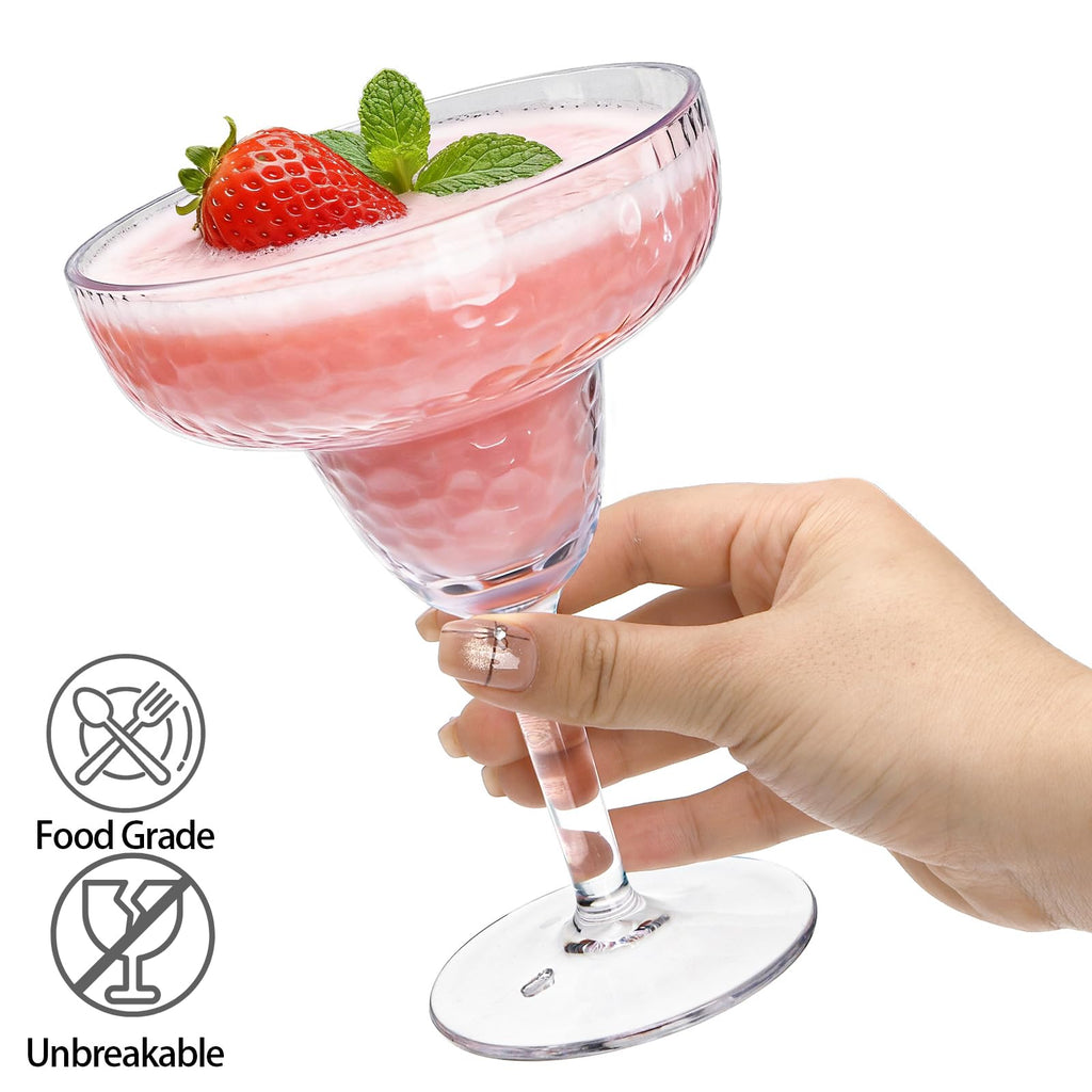 6 Pack 13 OZ Acrylic Stemmed Glasses Q483660