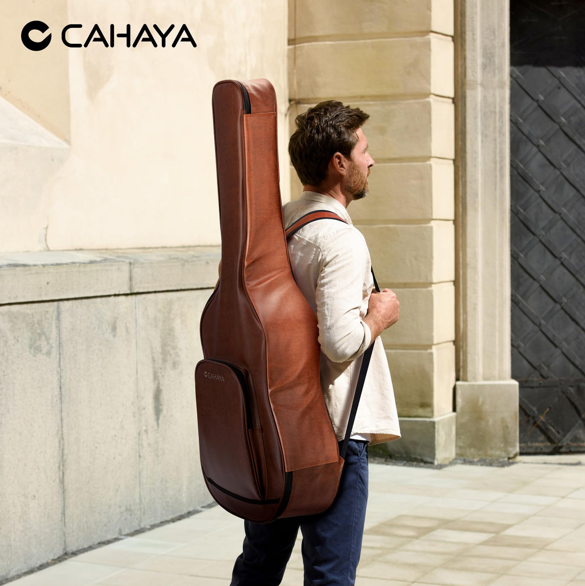 0.8in Thick Padding Waterproof Acoustic Guitar Case I7671