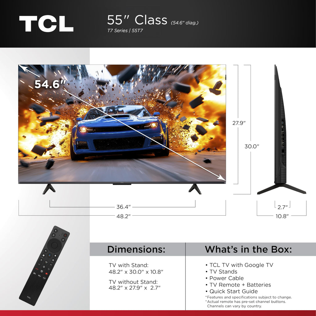 55" 4K QLED Google TV Q48601