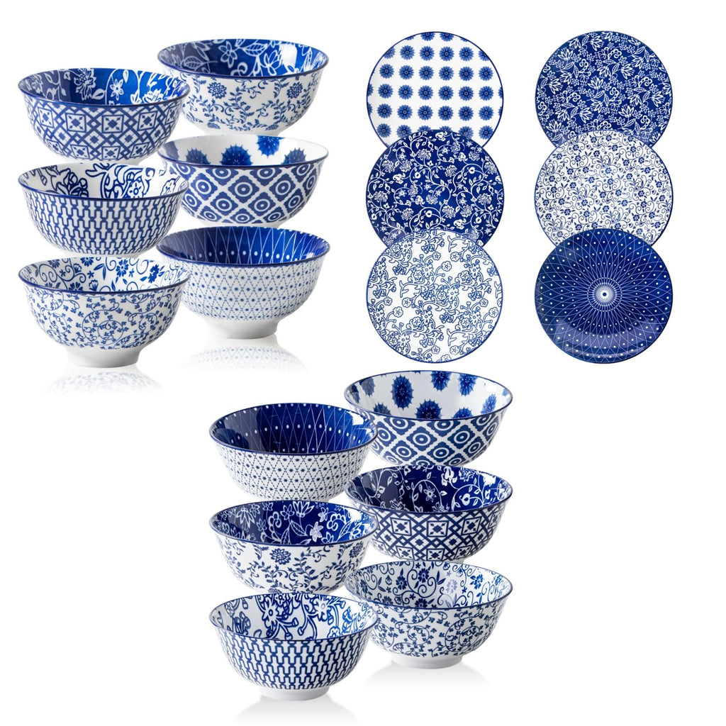 18 Pieces Ceramic Dinnerware Set Service for 6 K857832