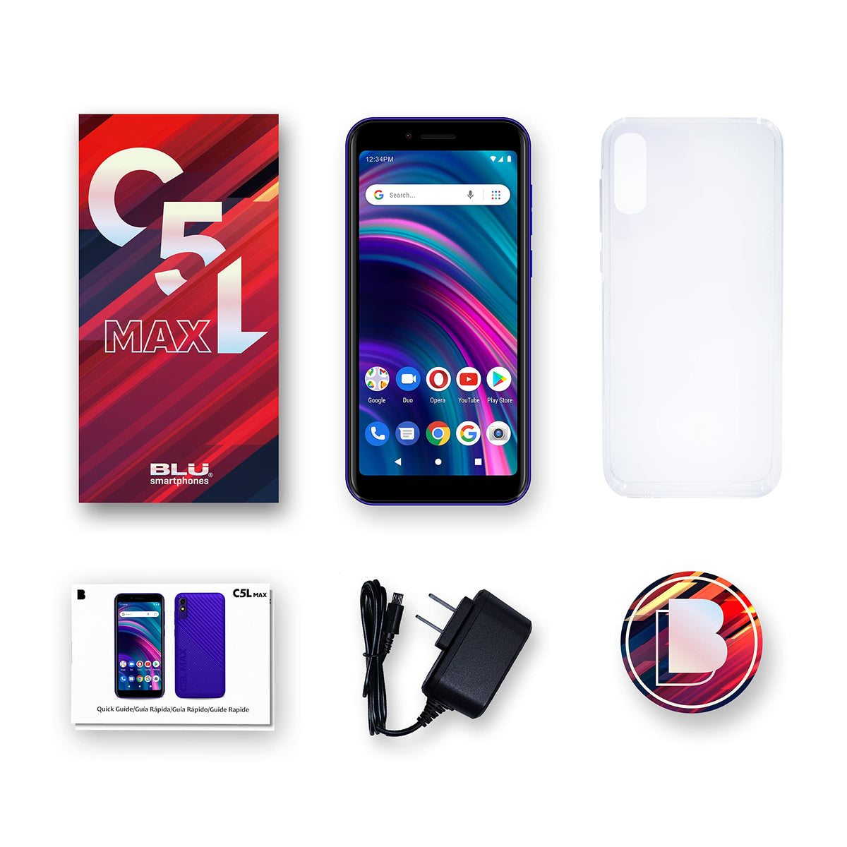 GSM Unlocked 5.7” Display 16/2GB Black Z1368