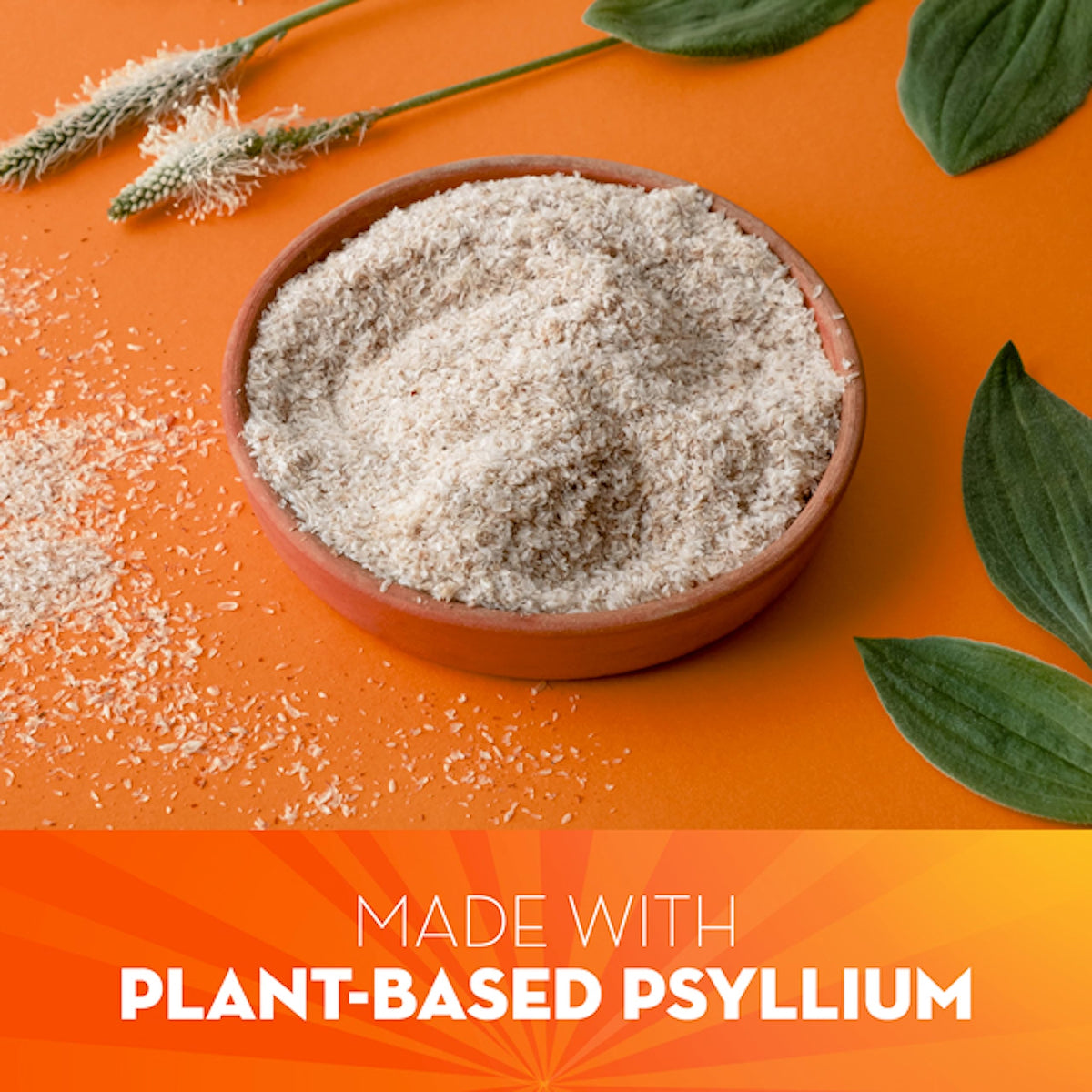 Sugar-Free Orange Flavored Psyllium Husk Fiber Powder K2657