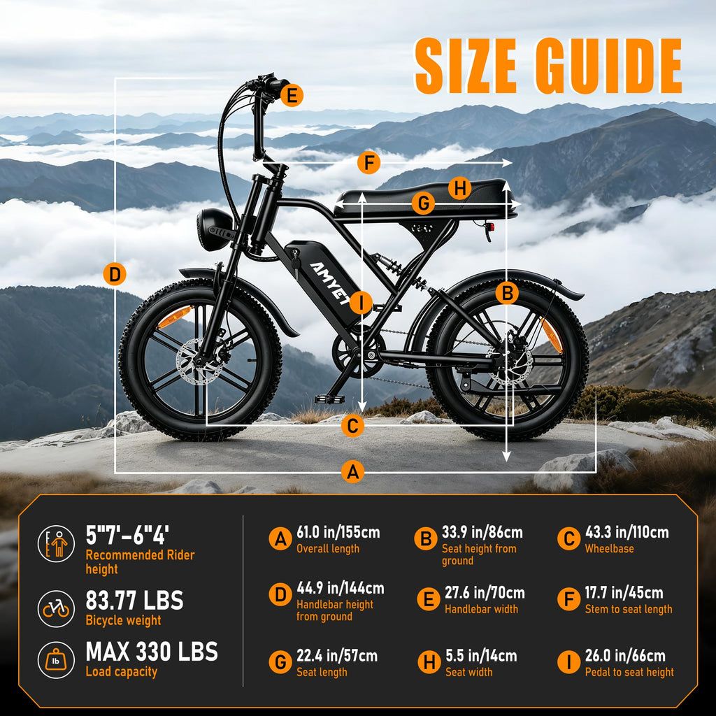 20'' Fat Tire Electric Bike W34197