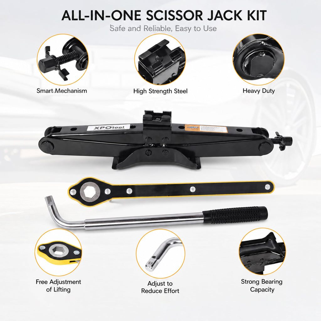 3 Ton Scissor Jack Kit with Storage Bag K93200