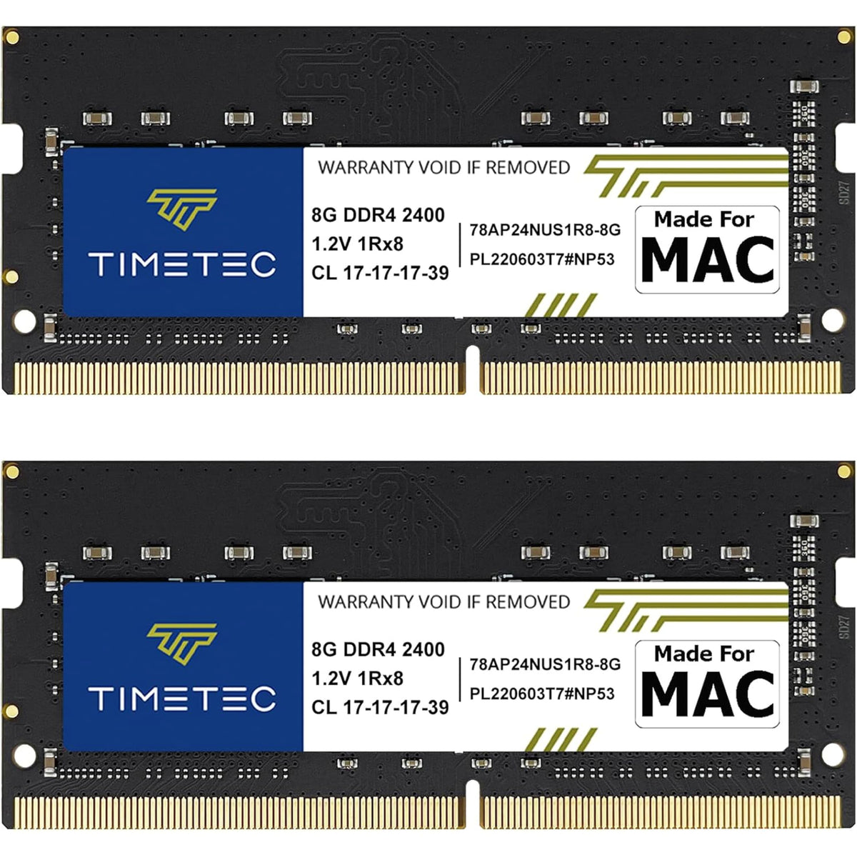 16GB Kit 2x8GB DDR4 2400MHz SODIMM RAM V255764