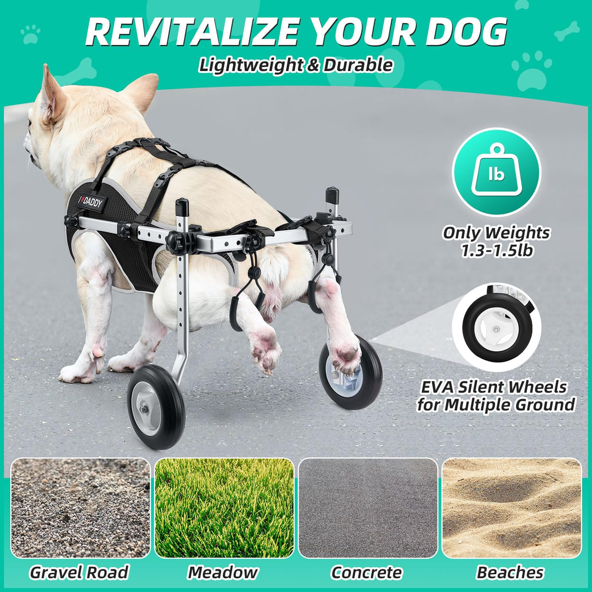 Dog Wheelchair for Back Legs H872