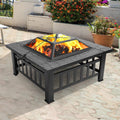 32 Inch Square Fire Pit U9166