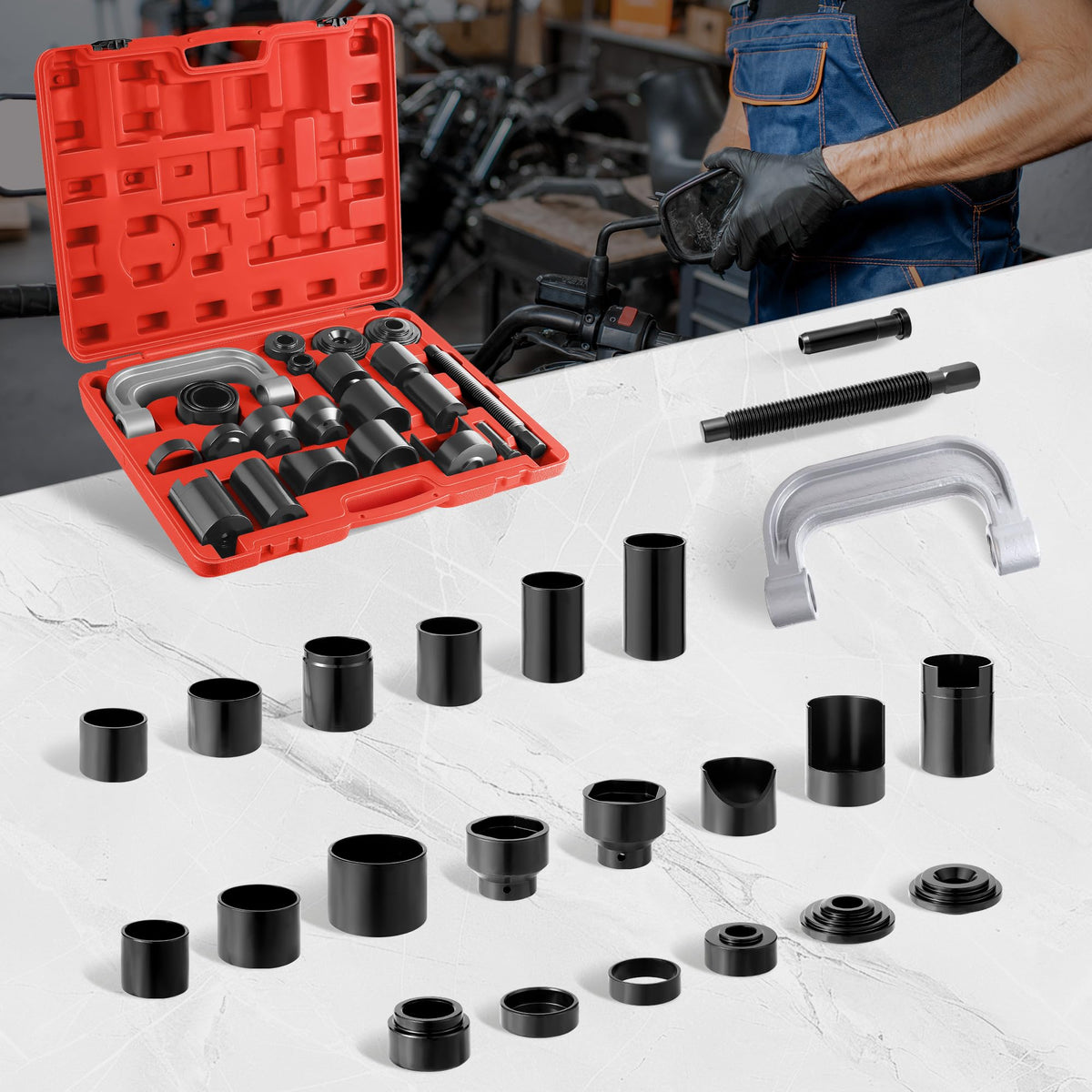 23PC Ball Joint Press Kit D704155