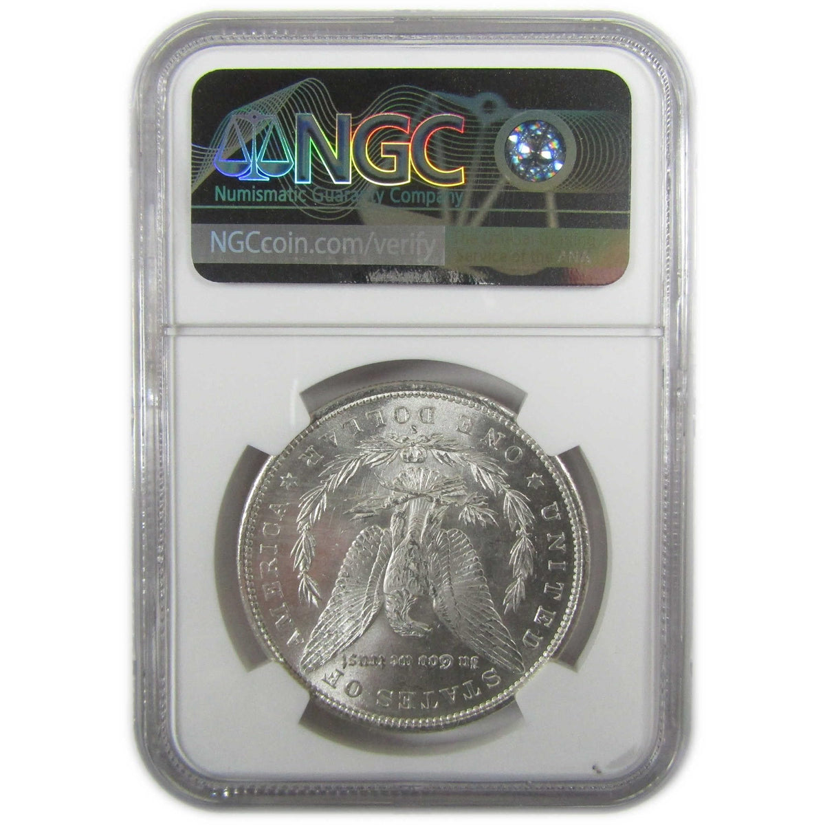 Morgan Silver Dollar MS 64 Uncirculated L549