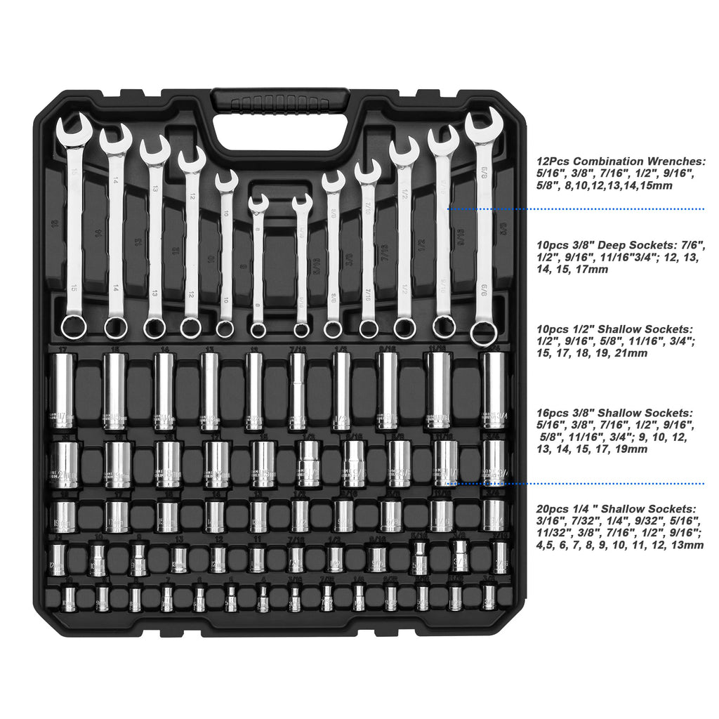 240-Piece Mechanics Tool Set Y61345