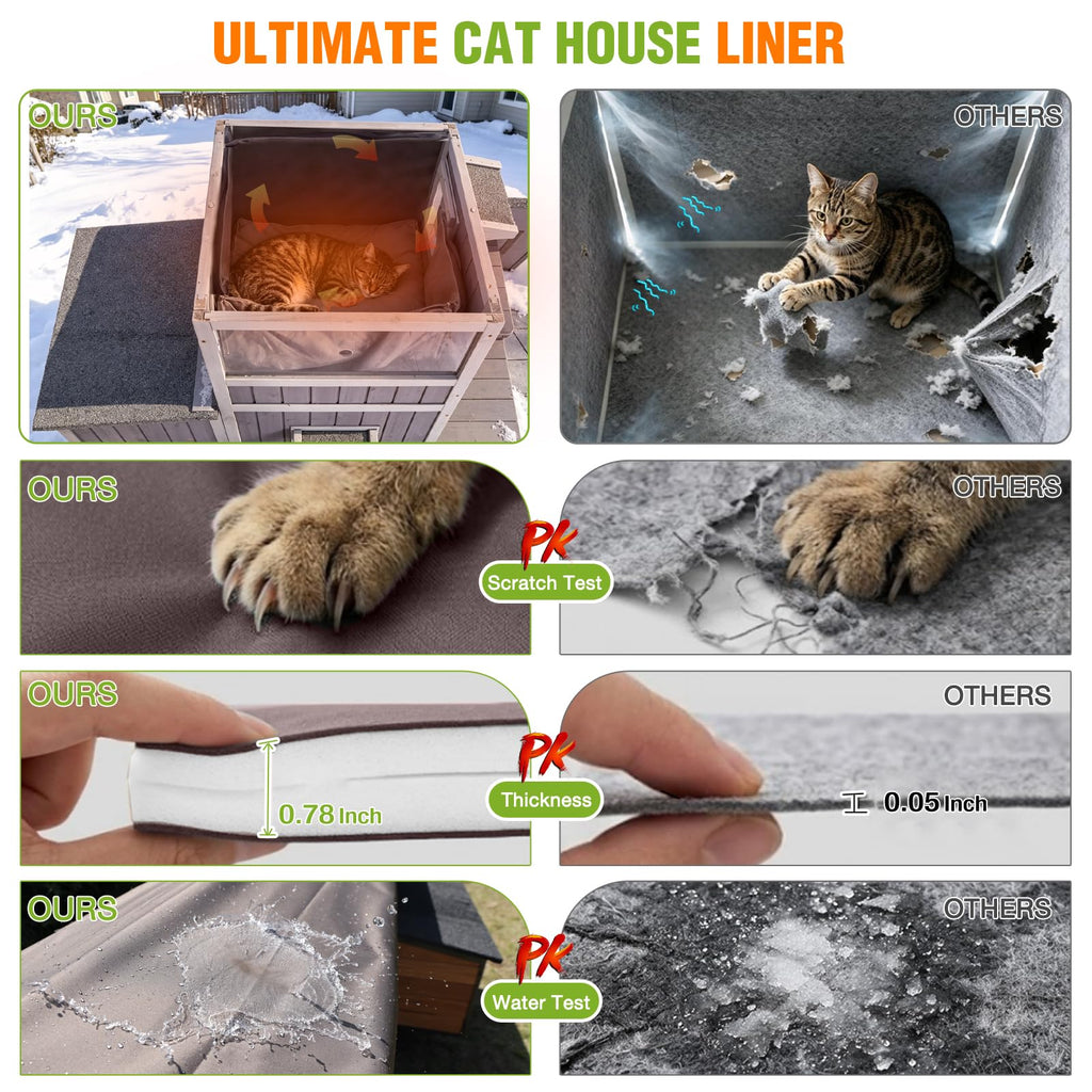 Extra Large Heated Insulated Cat House V367