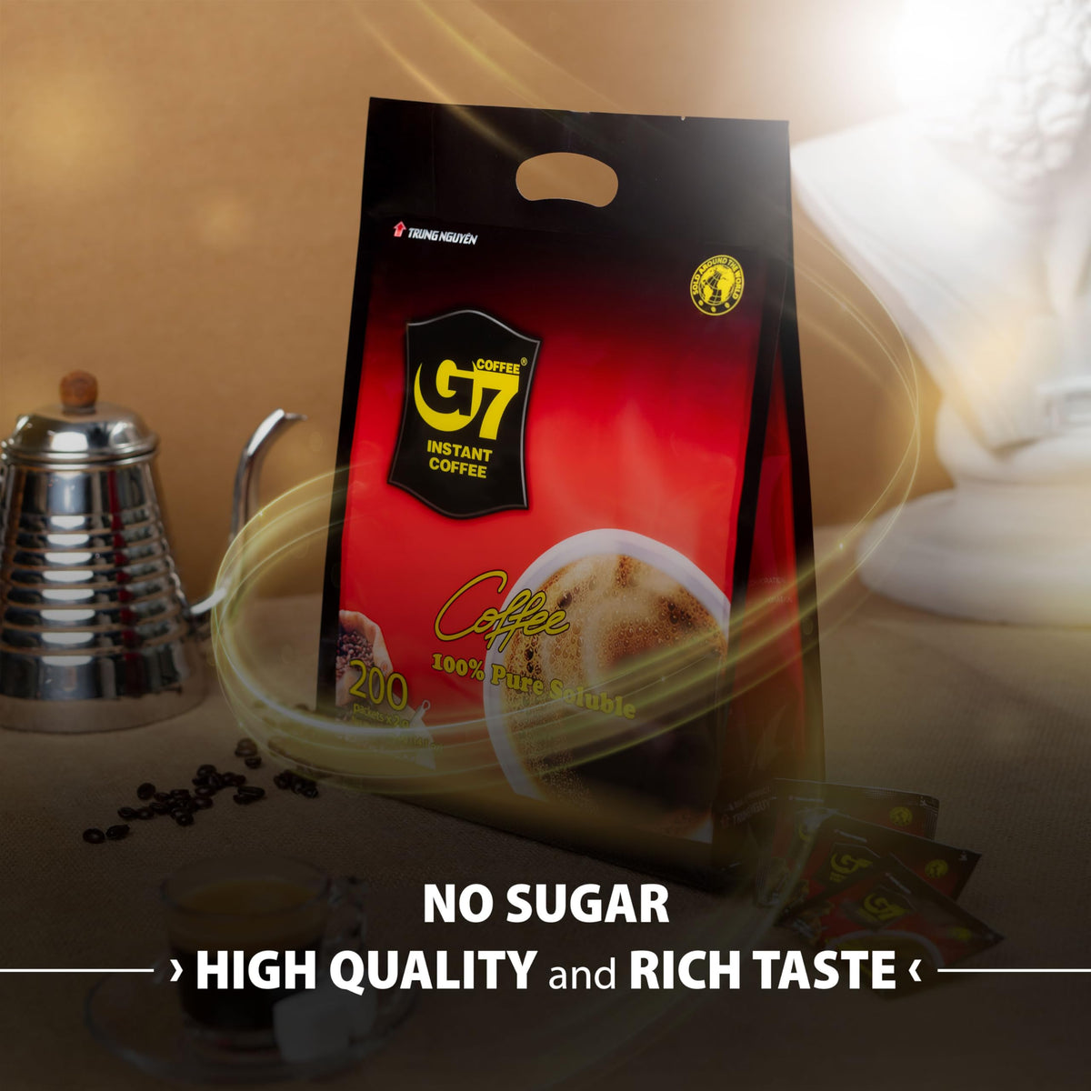 Pure Black and Cappucino Mocha Instant Coffee N42640