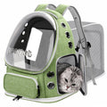 Green Expandable Breathable Pet Backpack Carrier F521