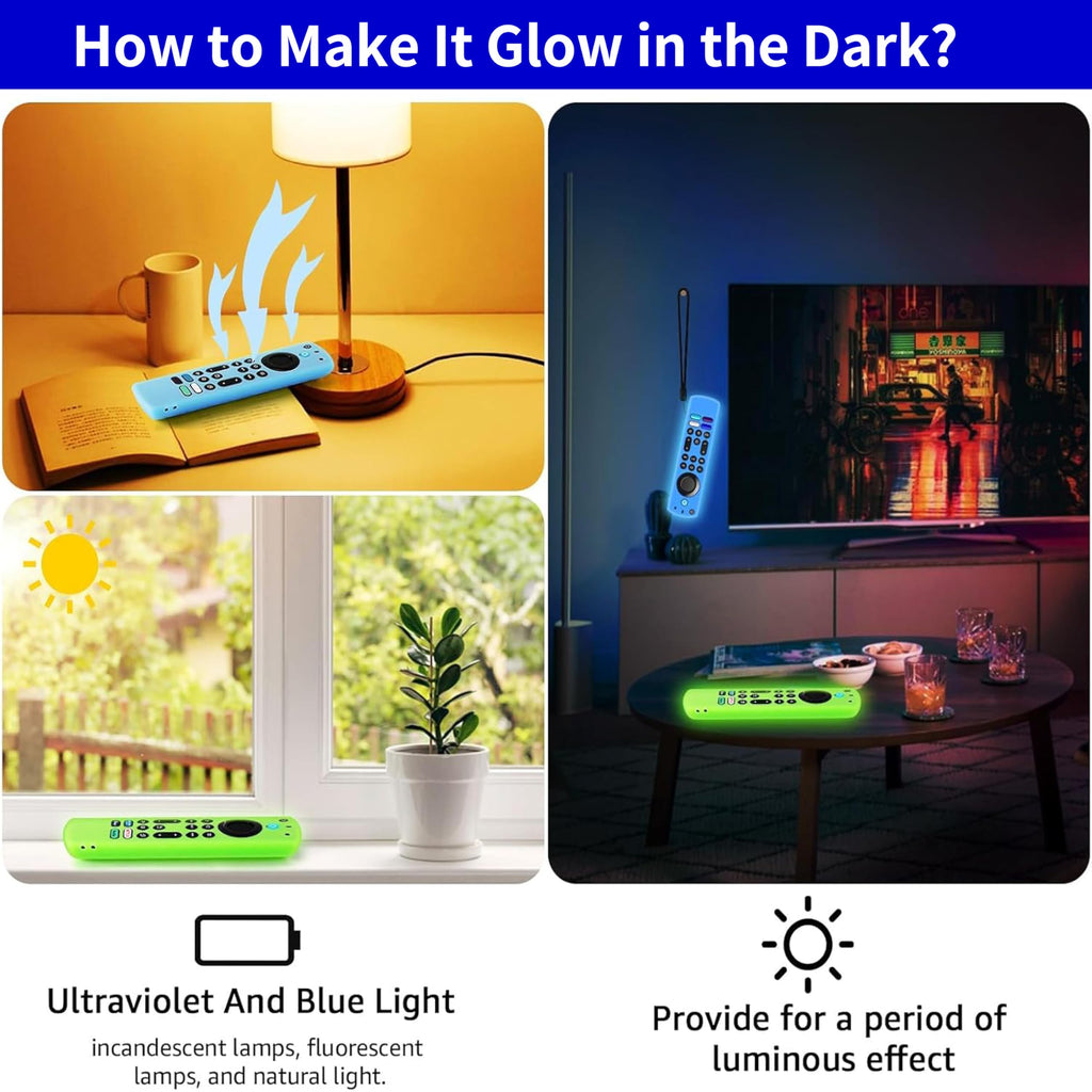 Glow in the Dark Remote Cover with Lanyard A38449