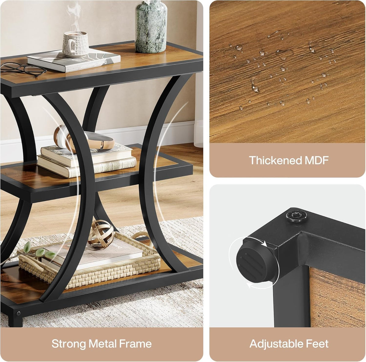 3-Tier Storage End Table M30897