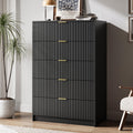 47" Tall Fluted 5-Drawer Dresser T387