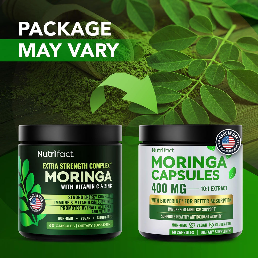 Moringa Capsules with Vitamin C, Zinc & L-Lysine M657514
