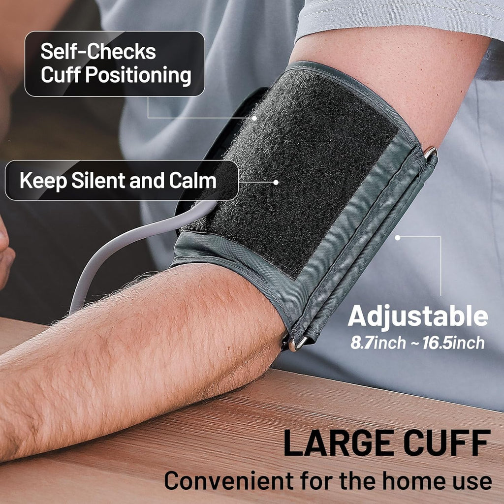 Blood Pressure Monitor Upper Arm BP Cuff with Storage Bag K730681