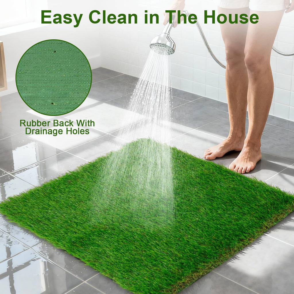 2 Pack 14 x 18 Inch Artificial Grass Dog Pee Pads H97326