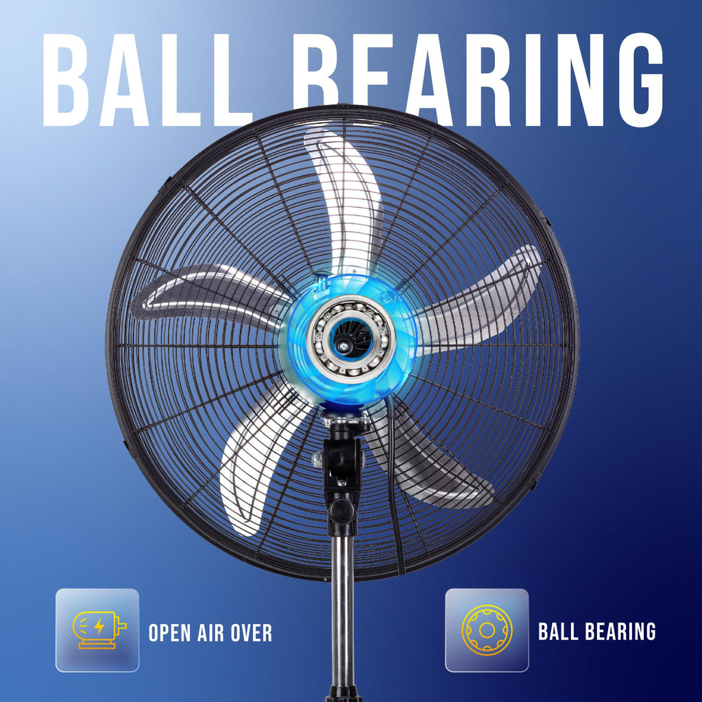 20 Inch 3 Speed Oscillating Pedestal Fan E883505