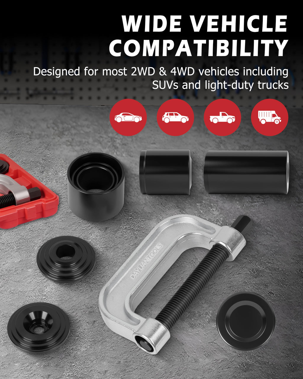 Ball Joint Press & U Joint Removal Tool Kit S8295