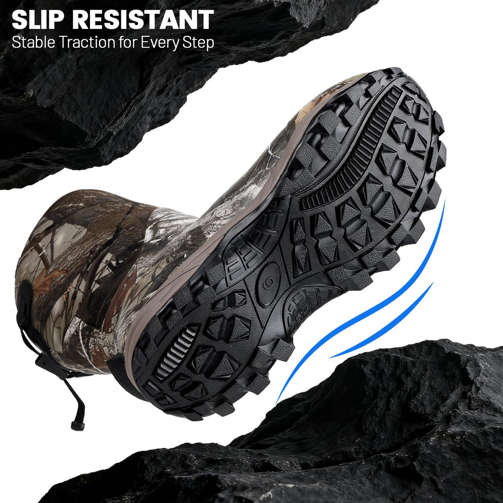 Waterproof Insulated Rubber Hunting Boots B6132