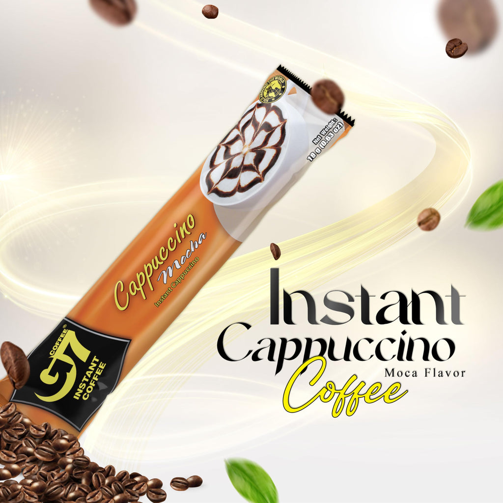 Pure Black and Cappucino Mocha Instant Coffee N42640