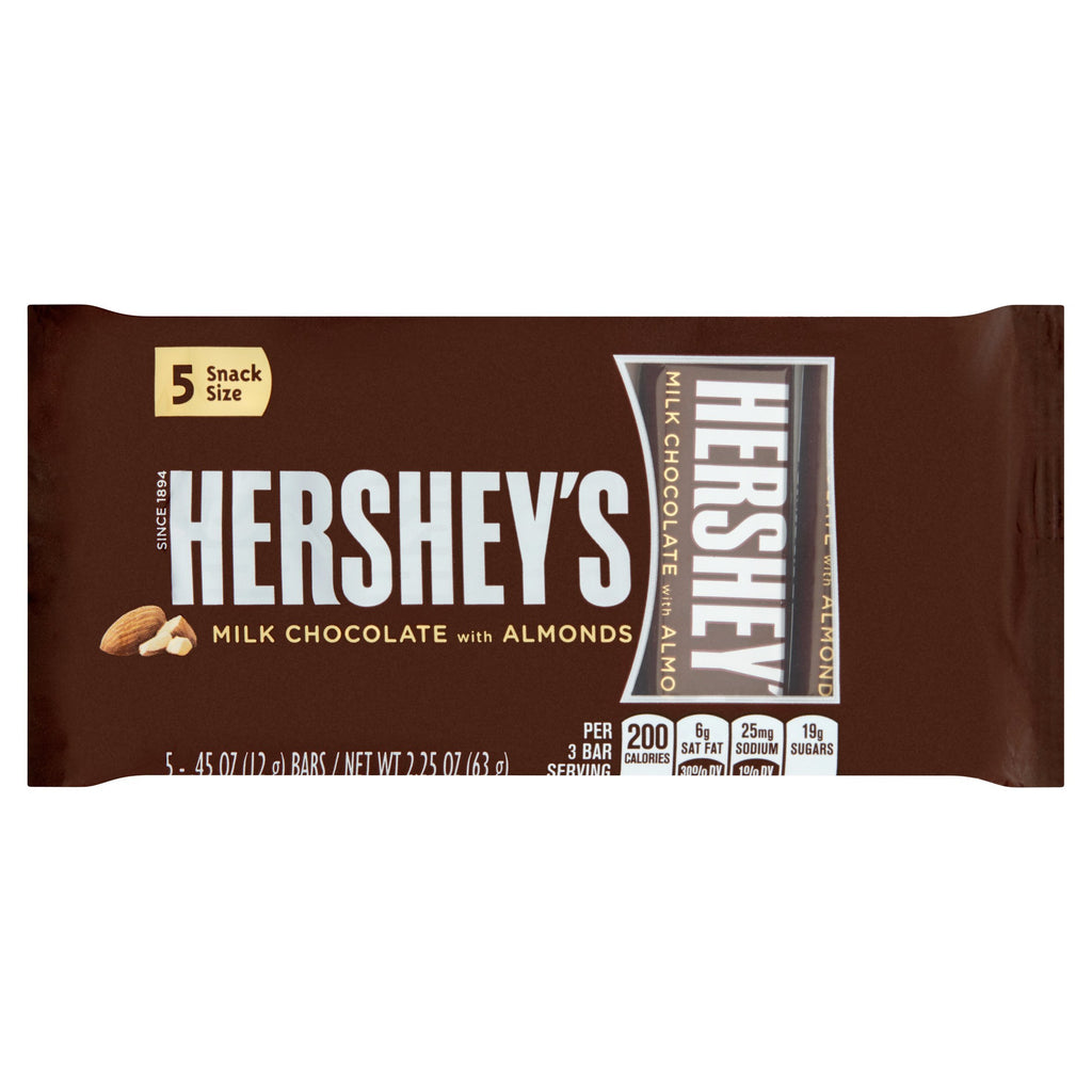 Milk Chocolate with Almonds Snack Size 2.25 oz Z179