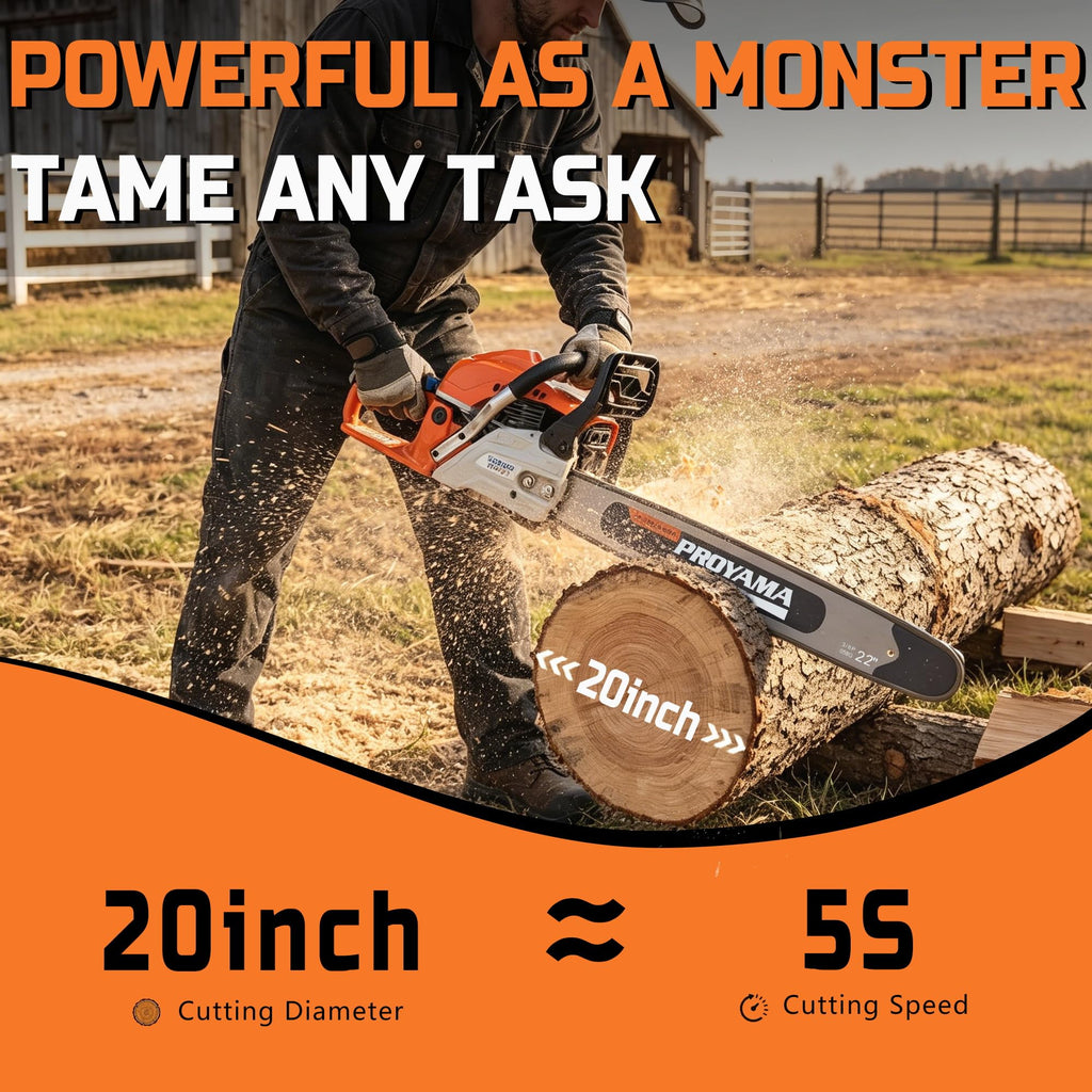 68cc Gas Powered Chainsaw U280995
