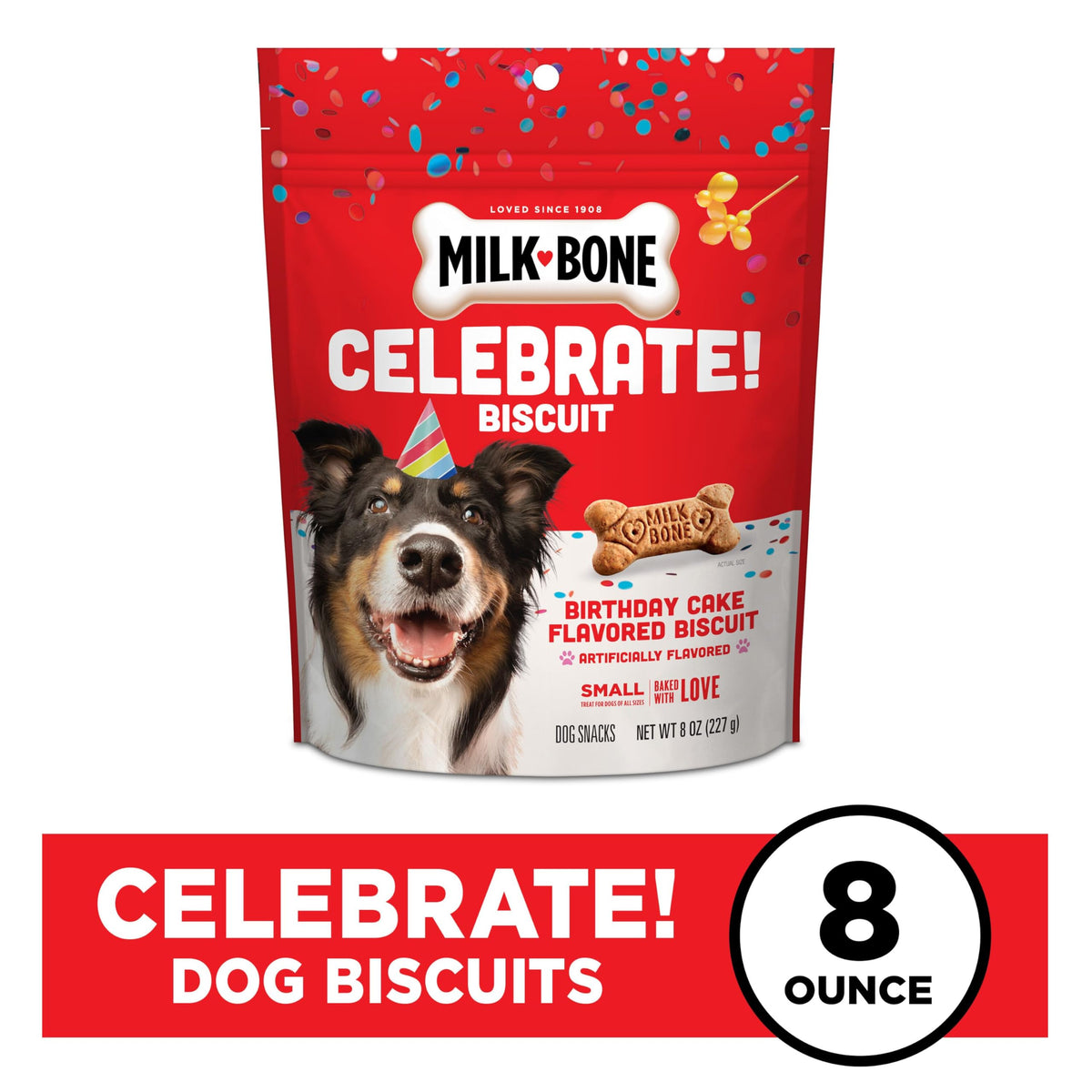 Birthday Cake Dog Treats 8 Oz G2190